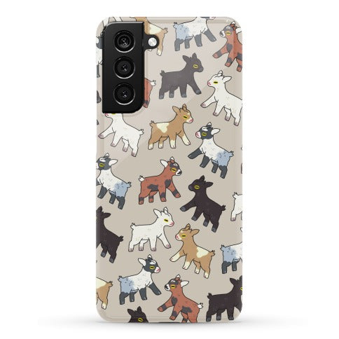 Baby Goats On Baby Goats Pattern Phone Case