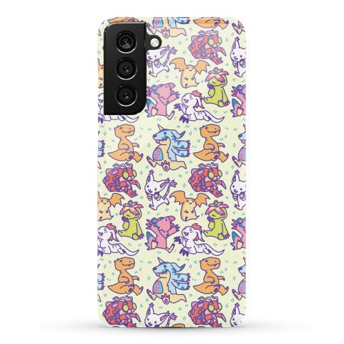 Digital Monsters Pattern Phone Case