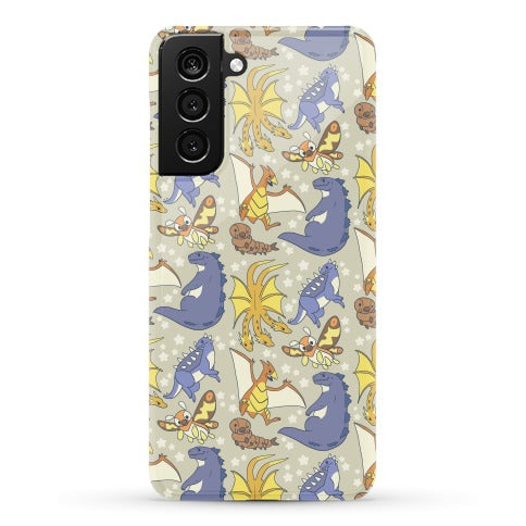 Godzilla and Friends Pattern Phone Case