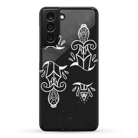 Illuminati Tattoo Daggers Phone Case