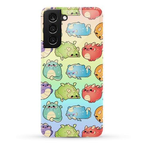 Kawaii Dragons Pattern Phone Case