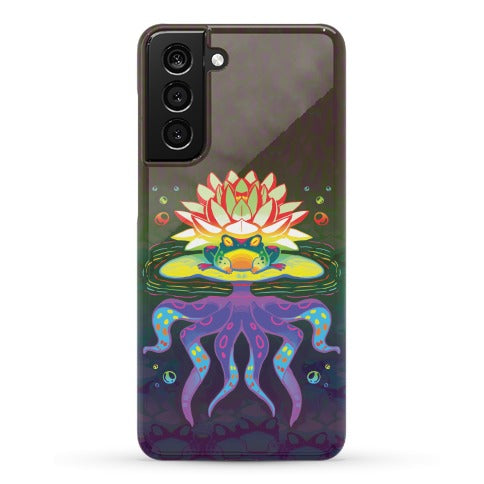 Psychedelic Lily Frog Phone Case