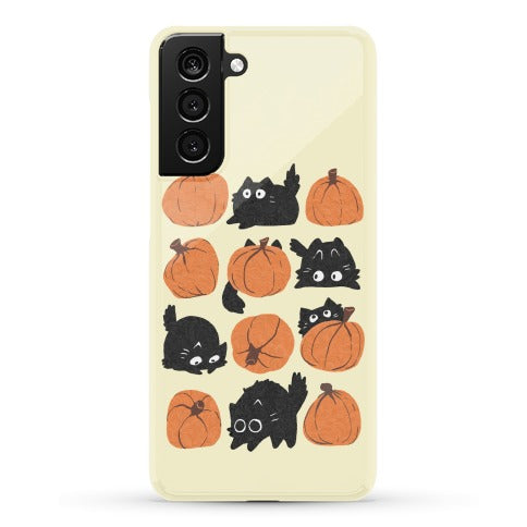 Pumpkin Cats Phone Case