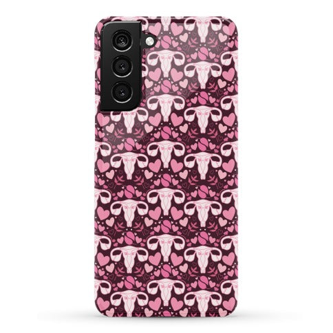 Uterus Pattern Phone Case