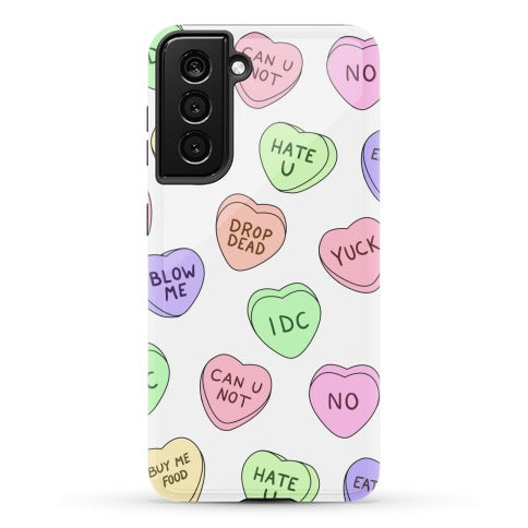 Conversation Hearts Phone Case