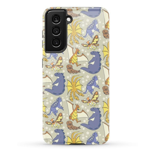 Godzilla and Friends Pattern Phone Case