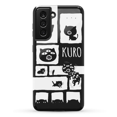 Kuro Cat Pattern Phone Case