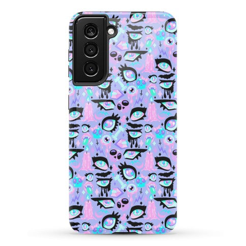 Pastel Goth Eyes Pattern Phone Case