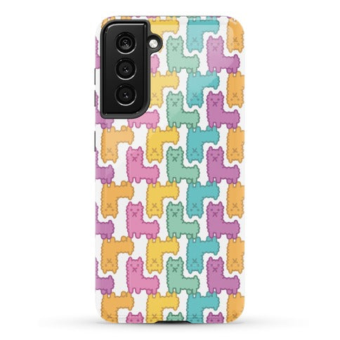 Pastel Llama Pattern Phone Case