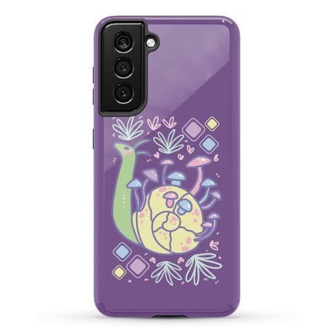 Pastel Mushroom Snail Phone Case