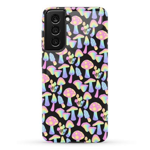 Pastel Rainbow Mushrooms Pattern Phone Case