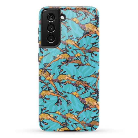 Weedy Sea Dragon Nautical Pattern Phone Case