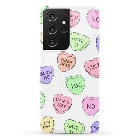 Conversation Hearts Phone Case