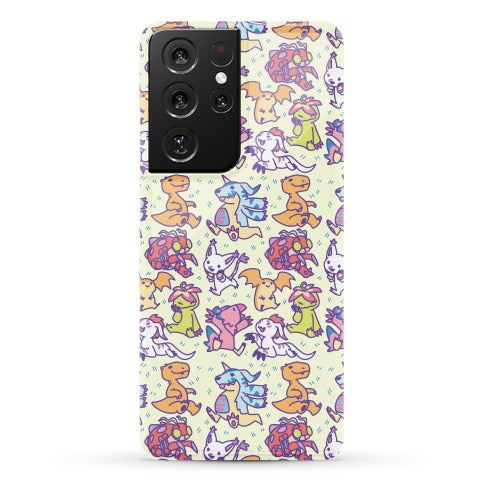 Digital Monsters Pattern Phone Case