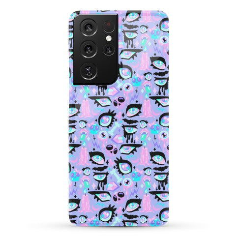 Pastel Goth Eyes Pattern Phone Case