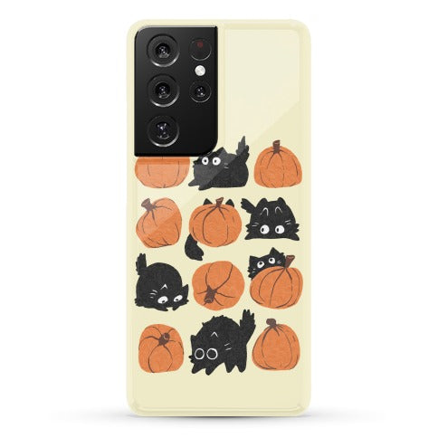 Pumpkin Cats Phone Case