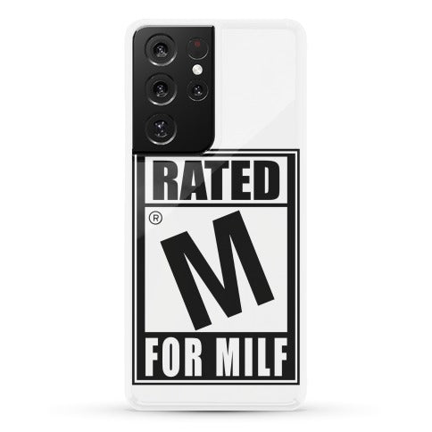 Rated M For Milf Parody Phone Case