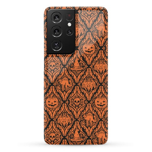 Spooky Vintage Halloween Pattern Phone Case