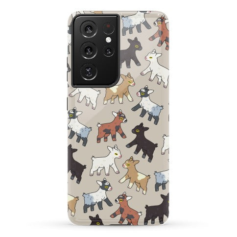 Baby Goats On Baby Goats Pattern Phone Case