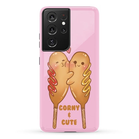 Corny and Cute (pink) Phone Case