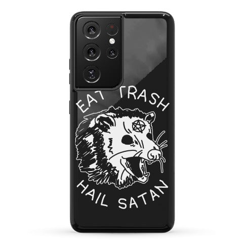 Eat Trash Hail Satan Possum Phone Case