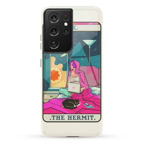 Hermit Tarot Card Phone Case