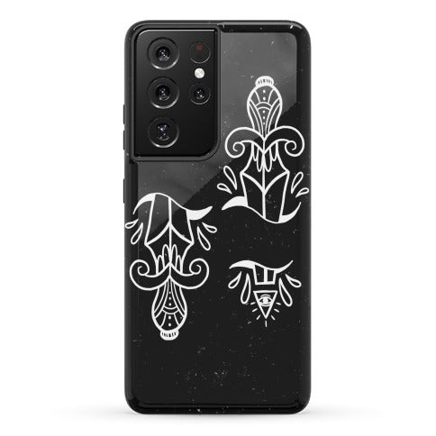 Illuminati Tattoo Daggers Phone Case