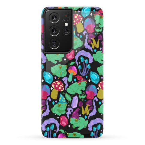 Magical Mushroom Frogs Pattern Phone Case