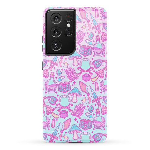 Pastel Goth Witch Pattern Phone Case