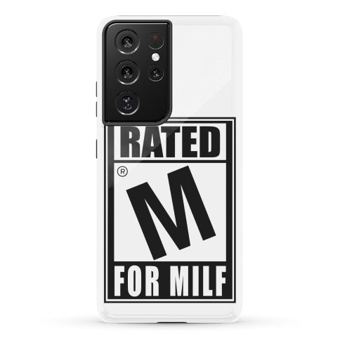 Rated M For Milf Parody Phone Case