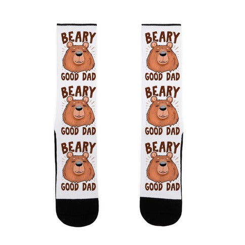 Beary Good Dad Socks