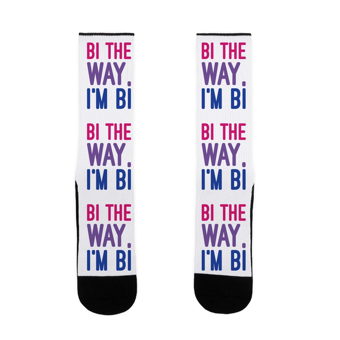 Bi The Way I'm Bi Socks