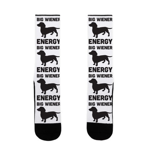 Big Wiener Energy Dachshund Socks