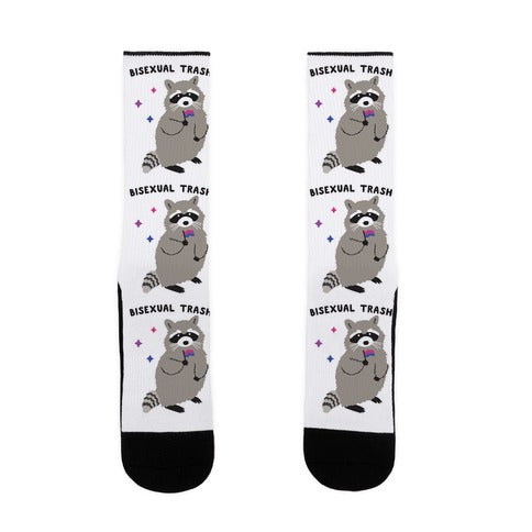 Bisexual Trash Raccoon Socks