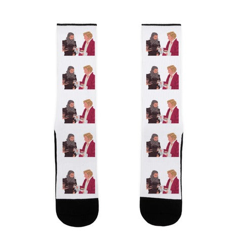 Blackbeard and Stede Bonnet Socks