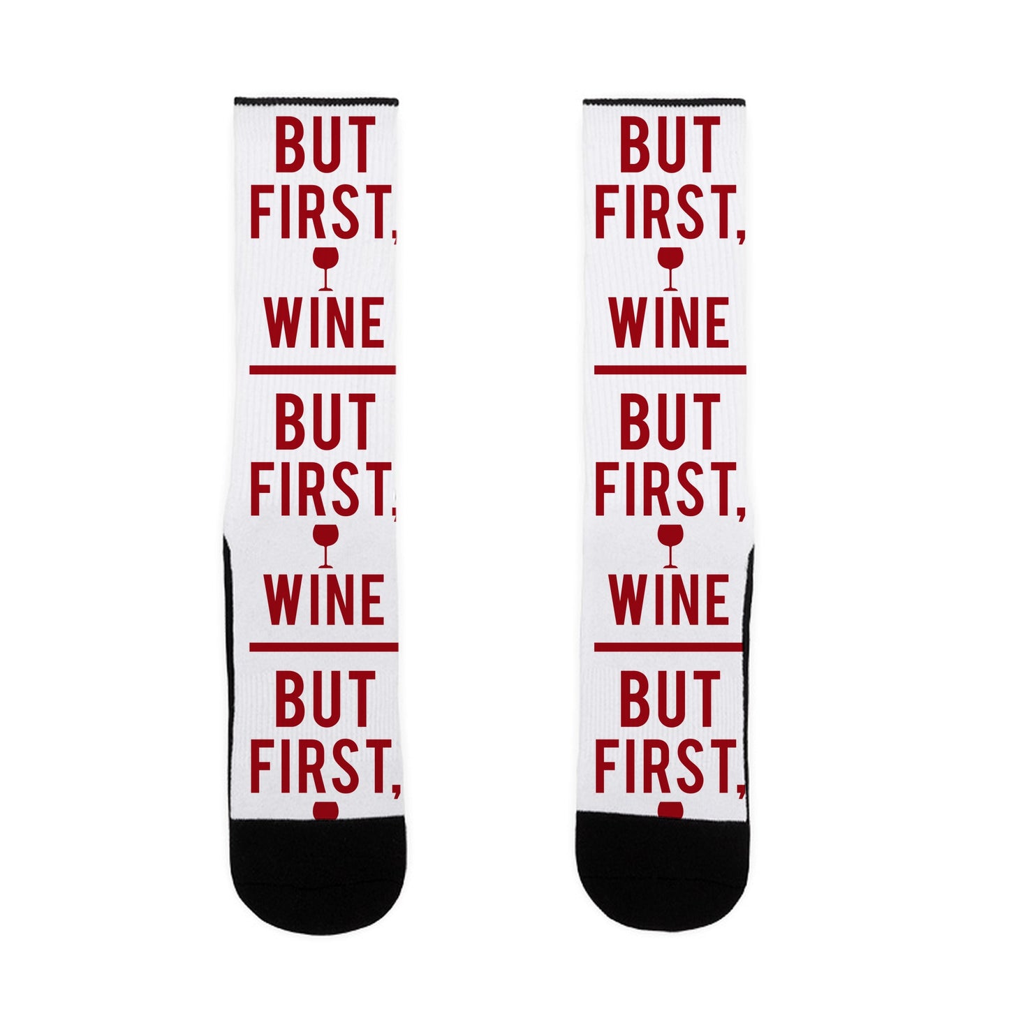 But First Wine Socks