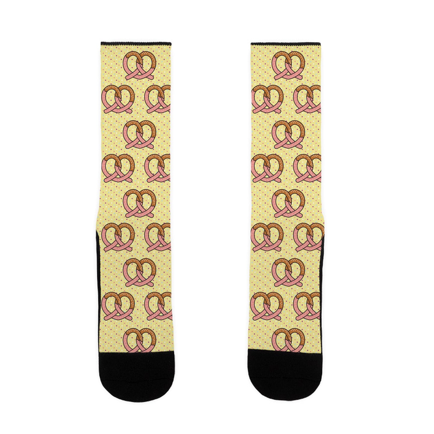 Chocolate Dipped Pretzel Socks