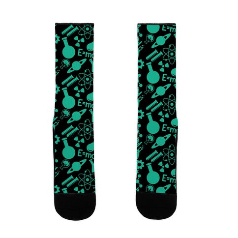 Cool Science Pattern Socks