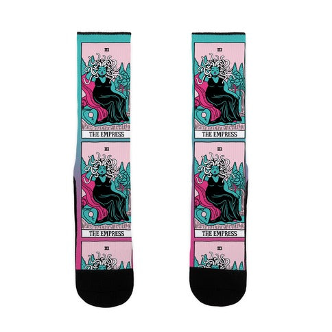 Creepy Cute Tarots: The Empress Medusa Socks