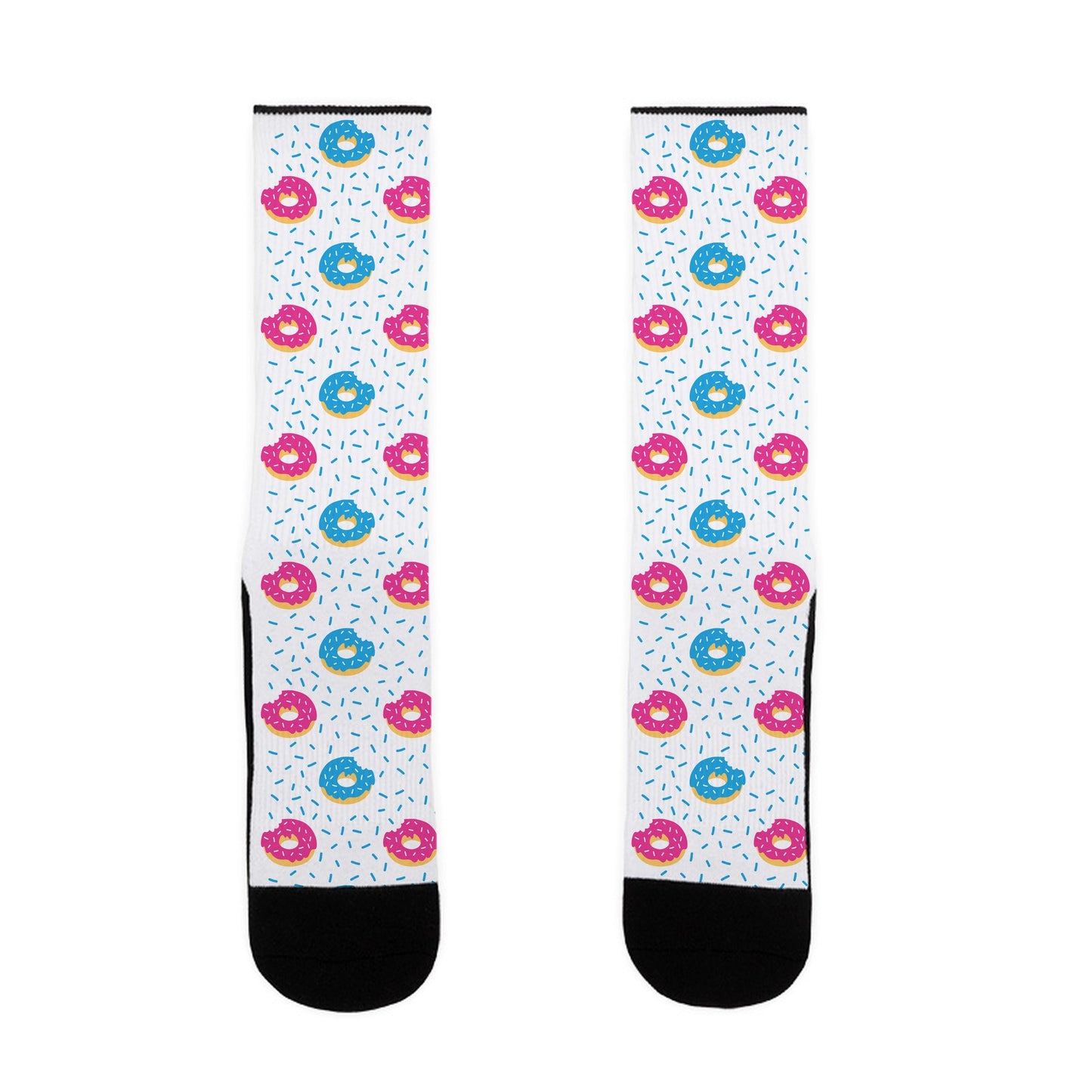 Donuts And Sprinkles Pattern Socks