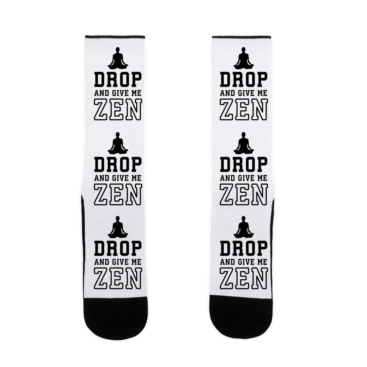 Drop And Give Me Zen Socks