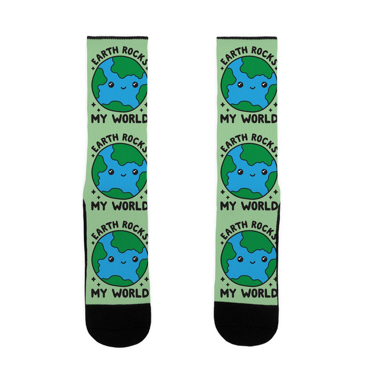 Earth Rocks My World Socks