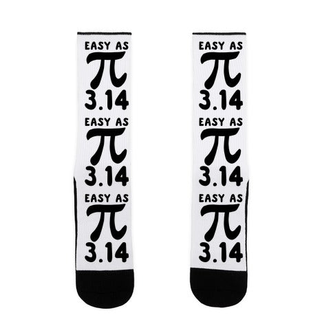 Easy as 3.14 - Pi Socks