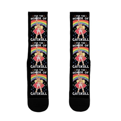 For the Honor of Gayskull Socks