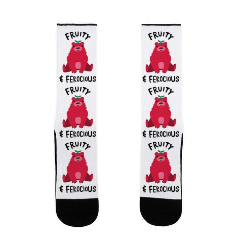 Fruity & Ferocious Socks