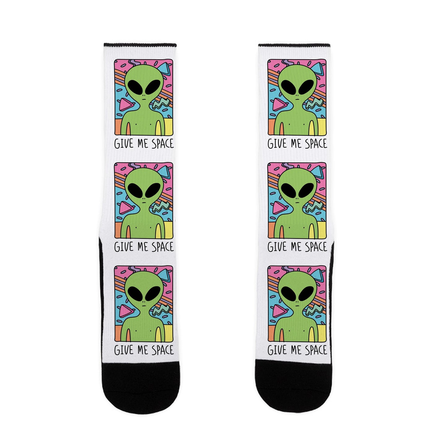Give Me Space Alien Socks