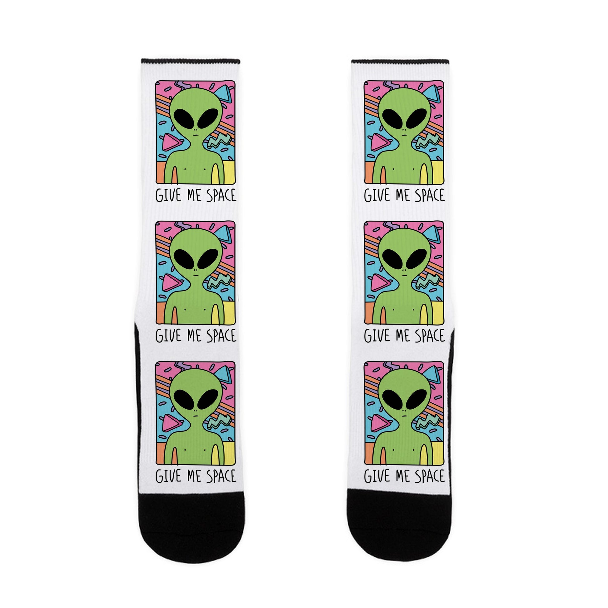 Give Me Space Alien Socks