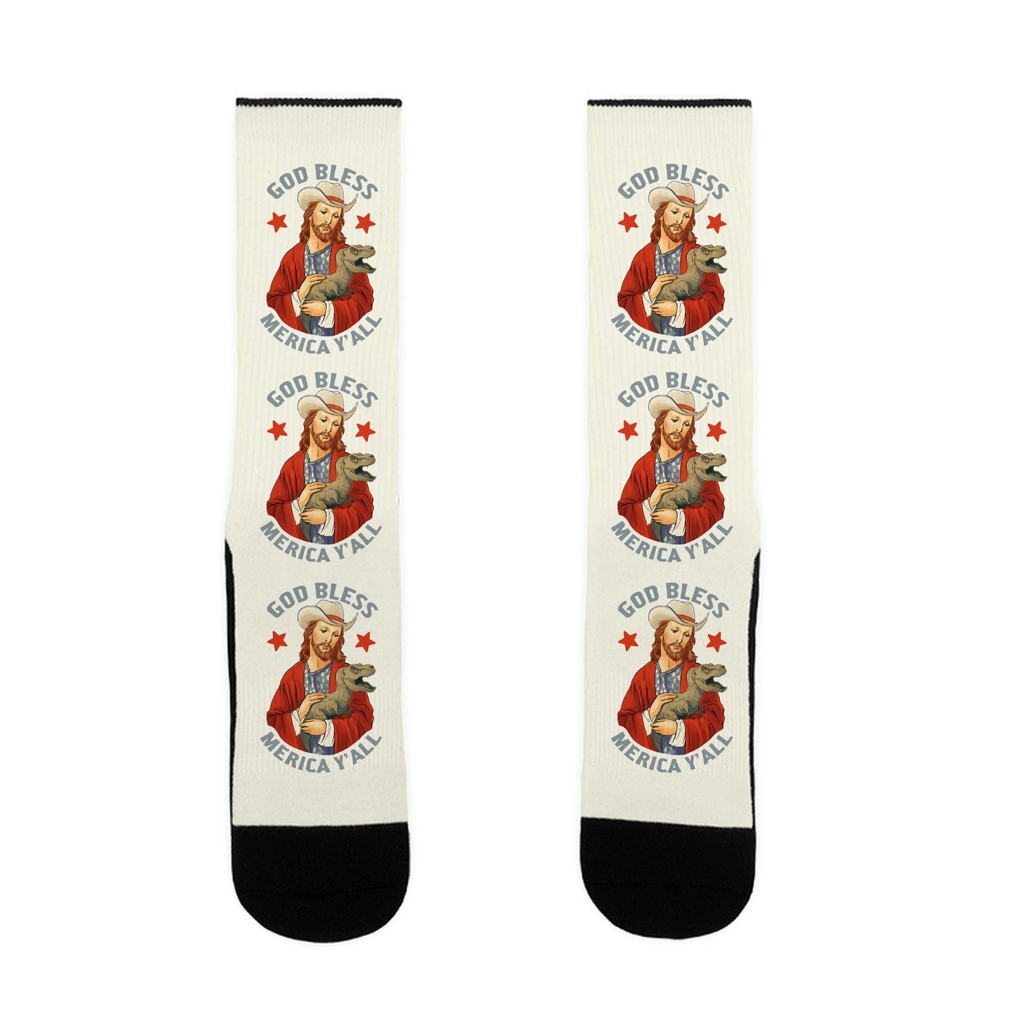 God Bless Merica Y'all Socks