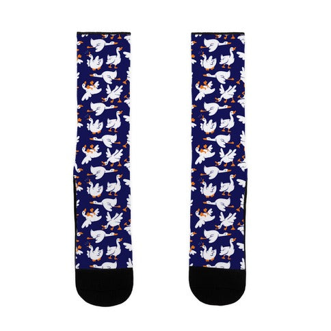 Goose Pattern Socks