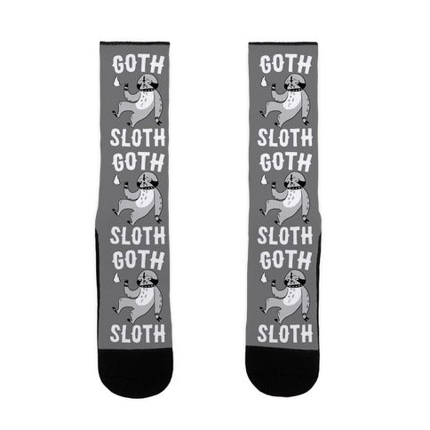 Goth Sloth Socks
